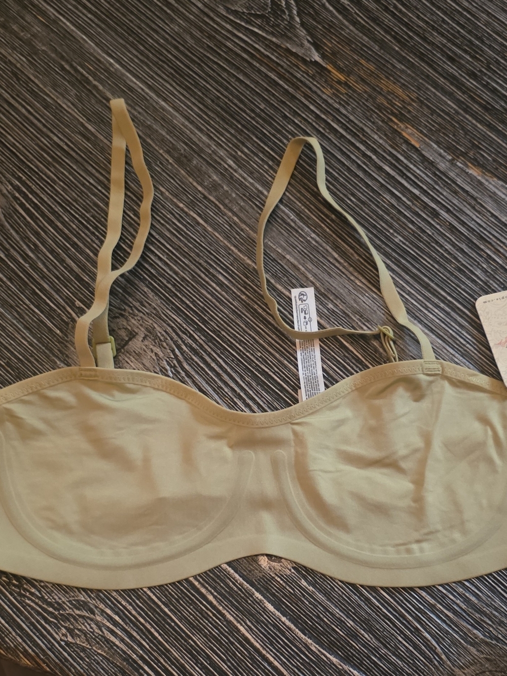 Free People Strapless Convertible Bra - Olive